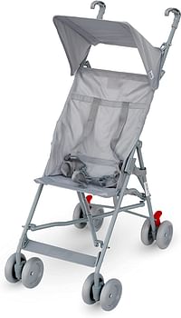 Moon Jet Light Weight Compact Fold Buggy Stroller, Light Grey