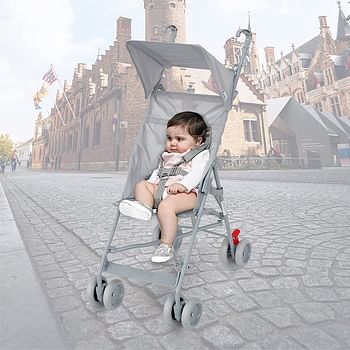 عربة اطفال جيت الترا خفيفة الوزن وصغيرة الحجم القابلة للطي من مون - مناسبة للاطفال (من 6 اشهر الى 3 سنوات) - ازرق داكن