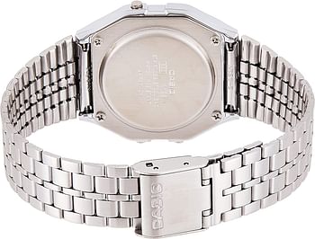 Casio Casual Digital Display Japanese Quartz Watch For Women A159WGEA-1EF 34 millimeters Silver