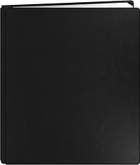 ألبوم صور Pioneer Ftm-811L/Blk 20 صفحة كنز الأسرة ديلوكس الأسود المربوط من الجلد سجل قصاصات ل 8.5 × 11 بوصة صفحات