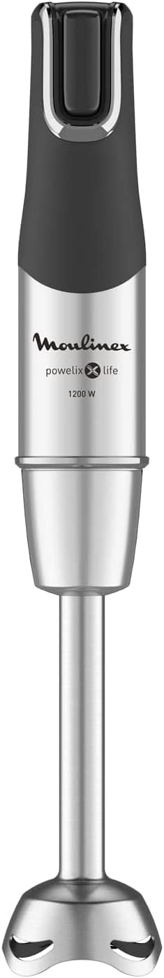 Moulinex InfinyForce Hand Blender with Accessories, Silver/Black, Stainless Steel/Plastic, DD95JD27