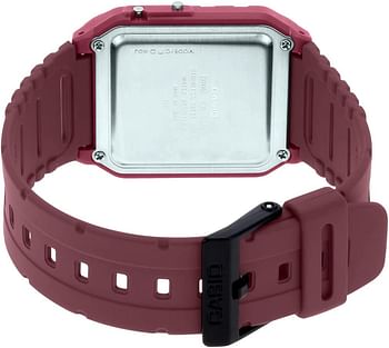 Casio Youth Wrist Watch Ca-53Wf-4Bdf, Red, 43.2×34.4×8.2mm