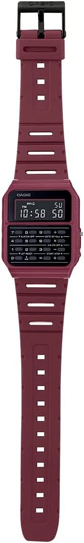 Casio Youth Wrist Watch Ca-53Wf-4Bdf, Red, 43.2×34.4×8.2mm