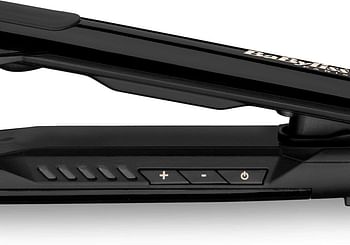 Babyliss 2 in-1 Hair Straightener & Curler with Advanced Ceramic Heating - 28mm Titanium Plate -ST482SDE - Black