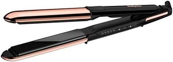 Babyliss 2 in-1 Hair Straightener & Curler with Advanced Ceramic Heating - 28mm Titanium Plate -ST482SDE - Black