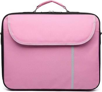 Laptop Bag, Datazone Shoulder Bag 15.6 Inch Pink With Kaspersky Internet Security 4 Devices With 1 Year License 2021 With English And Arabic/15.6 Inch/Pink