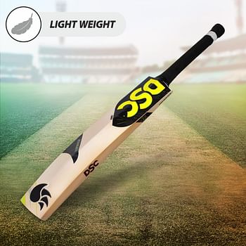 DSC Condor Motion English Willow Cricket Bat For Men and Boys | Ready to Play | Lightweight | Free Cover | Size-5 Multi color