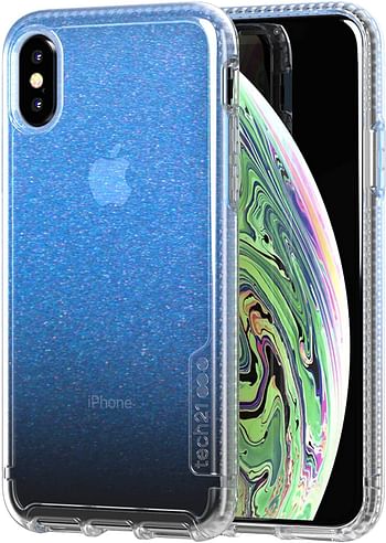 Tech21 Pure Shimmer for iPhone Xs - Blue/iPhone X-XS/Blue