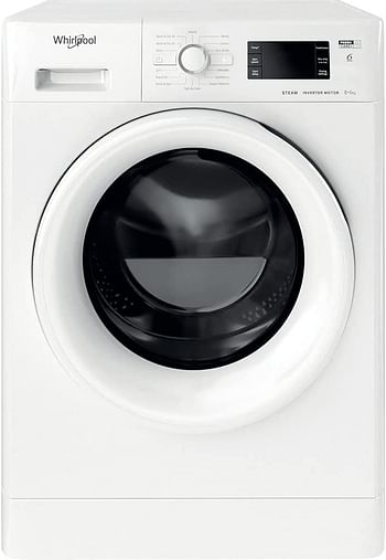 Whirlpool Freestanding Washer Dryer, 8/ 6 kg, White - FWDG86148WGCC