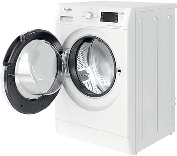 Whirlpool Freestanding Washer Dryer, 8/ 6 kg, White - FWDG86148WGCC