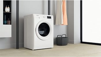 Whirlpool Freestanding Washer Dryer, 8/ 6 kg, White - FWDG86148WGCC