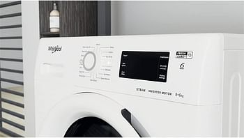 Whirlpool Freestanding Washer Dryer, 8/ 6 kg, White - FWDG86148WGCC