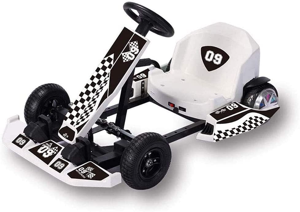 COOLBABY Crazy Drift Electric Scooter Go Cart Kating Car Battery Powered 4 Wheel Racer For Kids