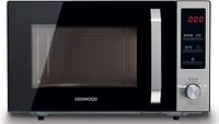 Kenwood 25L Microwave Oven With Grill, Digital Display, 5 Power Levels, Defrost Function, Stainless Steel, Auto Menu, 95 Minutes Timer, Clock Function 800W Mwm25.000Bk Black/Silver