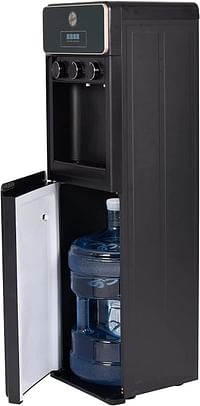 Hoover Water Dispenser Bottom Loading, Hot Cold & Ambient Water Temperature, 3 Taps, Dial Knob Control, For 5 Gallon Water Bottle, Green, Hwd-Sbl-02G.