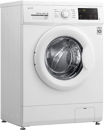 LG Front Load Washer, 7 Kg, 6 Motion Direct Drive, Smart Diagnosis™ - FH2J3QDNG0P