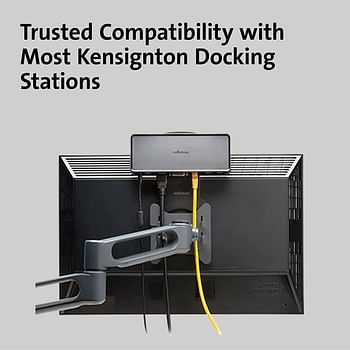 Kensington Vesa Mount - Docking Station Vesa - Compatible Mounting Plate For Kensington Docking Stations (K33959Ww) Plate  Black