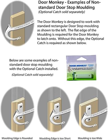 Door Monkey Child Proof Door Lock & Pinch Guard - For Door Knobs & Lever Handles - Easy To Install - No Tools Or Tape Required - Baby Safety Door Lock For Kids - Very Portable - Great For Dogs & Cats , Multicolor