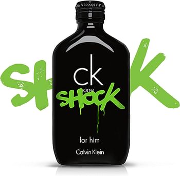 Ck One Shock By Calvin Klein For Men Eau De Toilette, 100Ml Multicolor