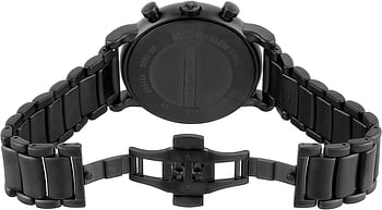 Emporio Armani Men Watch Ar1895, Black Stainless Steel, Bracelet