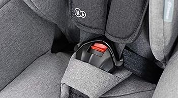 Kinderkraft Car Seat SAFETY FIX, Booster Child Seat, with Isofix, Top Tether, Adjustable Headrest, for Toddlers, Infant, Group 1/2/3, 9-36 Kg, Up to 12 Years, Safety Certificate ECE R44/04, Navy