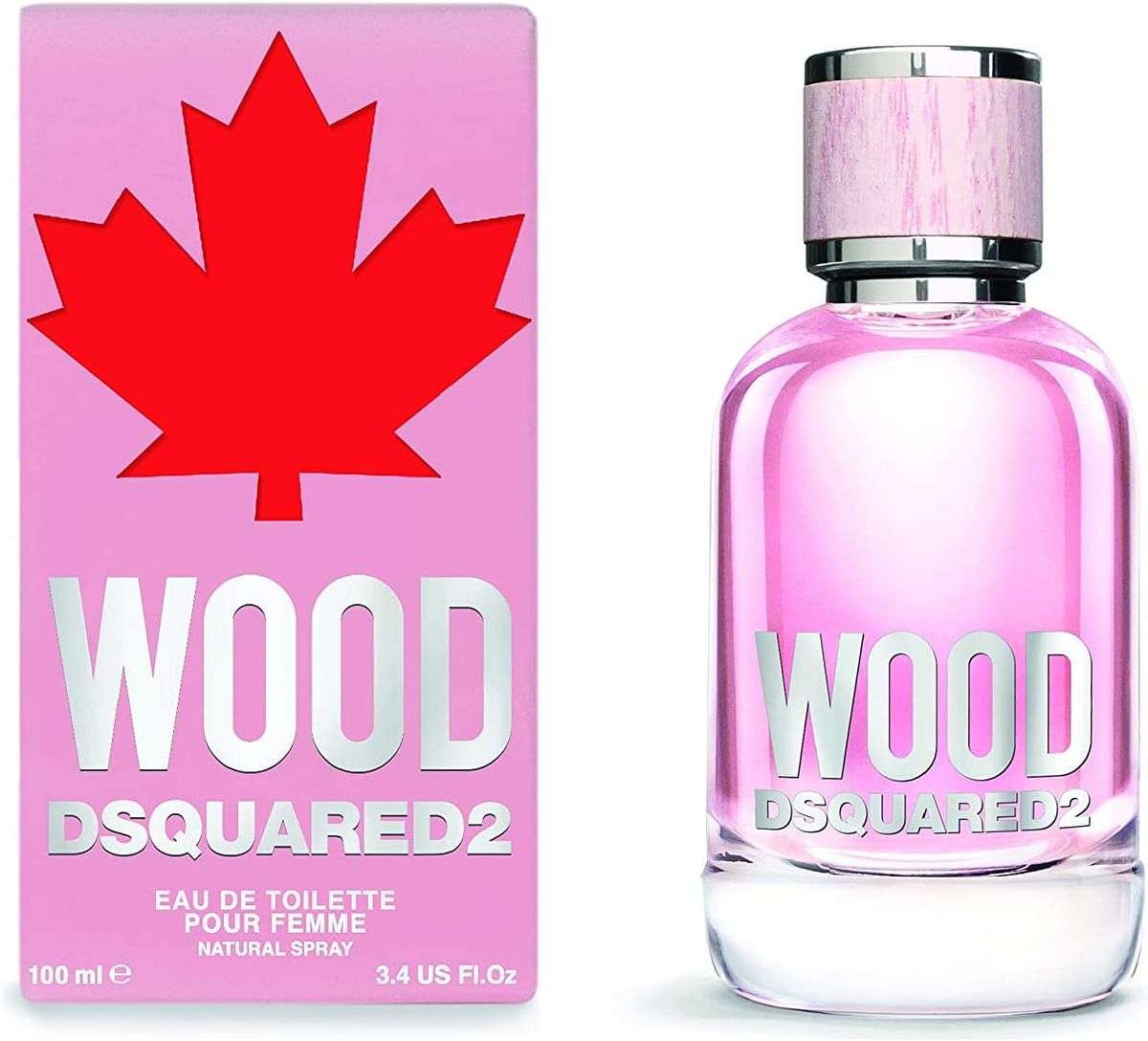 Dsquared2 Wood D2 Pour Femme Eau De Toilette Perfume For Women, 100 ml Multicolor