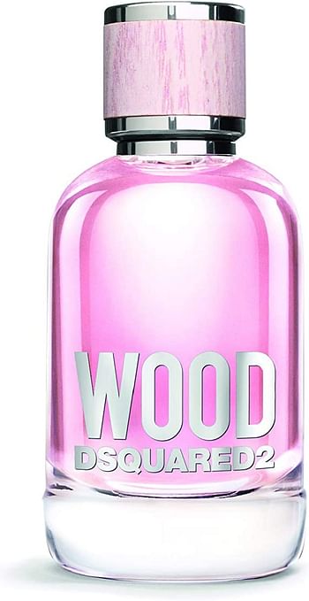 Dsquared2 Wood D2 Pour Femme Eau De Toilette Perfume For Women, 100 ml Multicolor