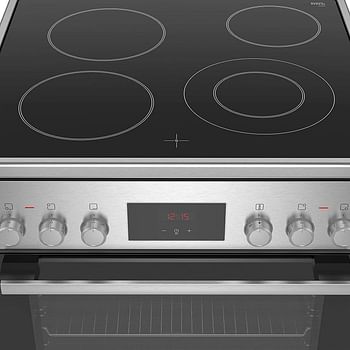 Bosch Free Standing 60cm Full Electric Cooker, HKQ38A150M/Silver