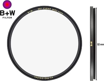 B+W 52mm XS-Pro Clear With Multi-Resistant Nano Coating (007m)