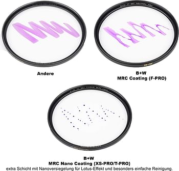 B+W 52mm XS-Pro Clear With Multi-Resistant Nano Coating (007m)