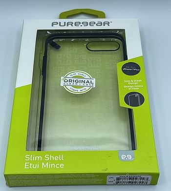 Puregear Slim Shell ClearBlack Iphone 7+/8+
