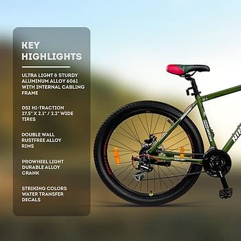 NINETY ONE Invictus Bicycle Military Green L