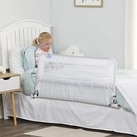 Regalo Hideaway Guard I Safety Bed Rail I Swing Down Rail, White, 4010 Hd-N, 24 To 60 Months