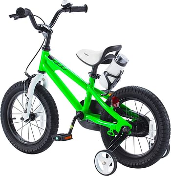 RoyalBaby Freestyle Kids Bike 12 14 16 18 20 Inch Bicycle for Boys Girls Ages 3-12 Years, Green