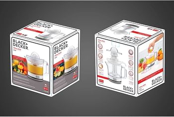 BLACK+DECKER Citrus juicer 600 ML CJ675-B5/600 ml/White