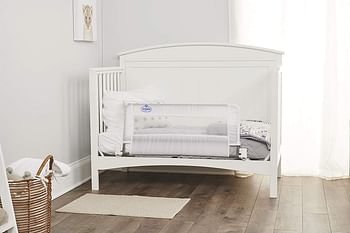Regalo Swing Down Crib Rail, With Reinforced Anchor Safety System White/12 to 56 Month