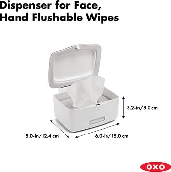 OXO Good Grips PerfectPull Wipes Dispenser 6" L x 5" W x 3.2" H