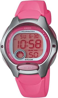 Casio Women's Pink Digital Dial Resin Band Watch - LW-200-4BV