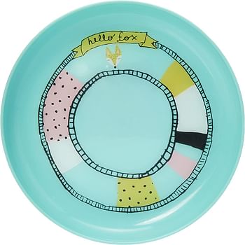 Suavinex 302852 Set Of Feeding Bowl And Plate, Blue And Pink