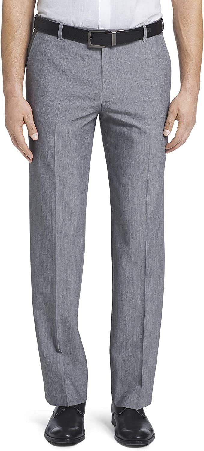 Van heusen men's flex straight fit shops flat front pant