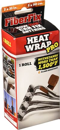 Fiberfix Repair Wrap Pro - Extreme Repair Tape 100X Stronger Than Duct Tape 2" (1 Roll)/1 Roll/Brown