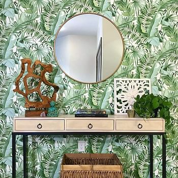 NuWallpaper NU2906 Maui Peel and Stick Wallpaper, Green