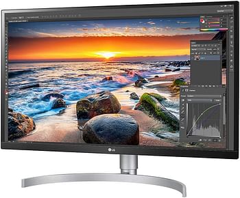 LG 27UL850-W 27 Inch UHD (3840 x 2160) IPS Display with VESA DisplayHDR 400 and USB Type-C Connectivity