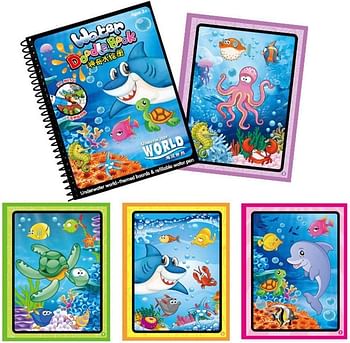 Mumoo Bear Cartoon Water Coloring Magic Book With Water Pen For Toddlers And Kids /MultiColor/One Size