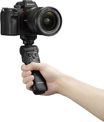 Sony Wireless Bluetooth Shooting Grip and Tripod for still and video, ideal for vlogging (GP-VPT2BT) black