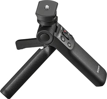 Sony Wireless Bluetooth Shooting Grip and Tripod for still and video, ideal for vlogging (GP-VPT2BT) black