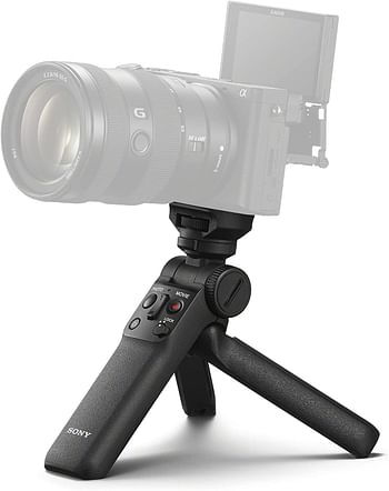 Sony Wireless Bluetooth Shooting Grip and Tripod for still and video, ideal for vlogging (GP-VPT2BT)