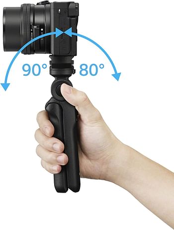 Sony Wireless Bluetooth Shooting Grip and Tripod for still and video, ideal for vlogging (GP-VPT2BT) black