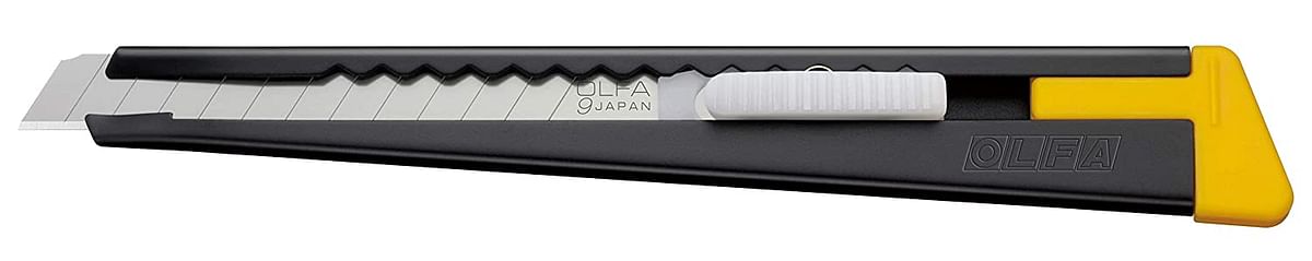 Olfa 180 Black Standard Duty Metal Handle Knife/cutter /MultiColor/One Size