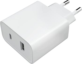 Xiaomi Mi 33W Wall Charger (Type-A + Type-C) White